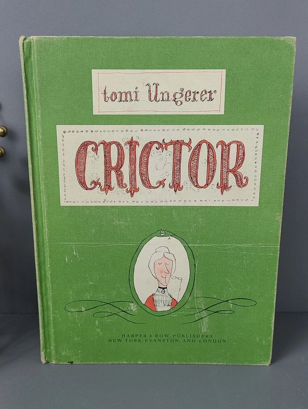 Crictor Tomi Ungerer 1958 Vintage Book